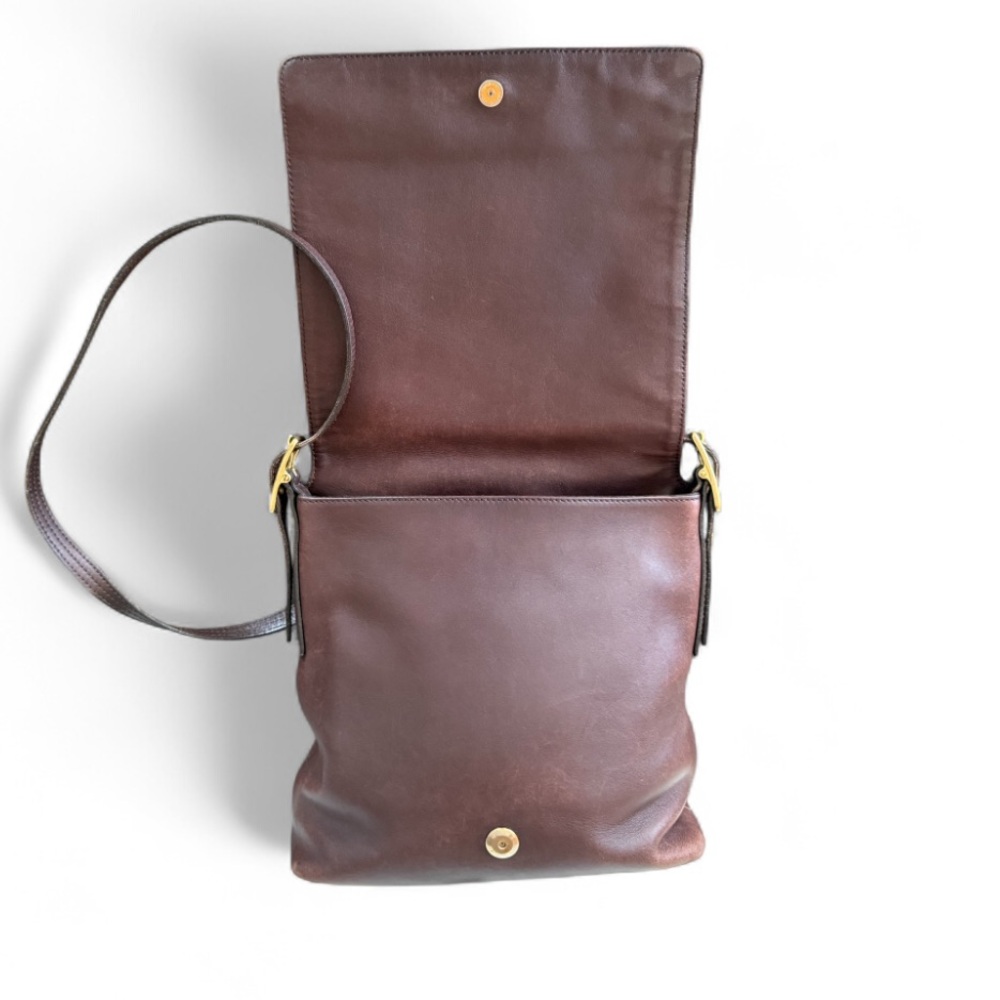 Legacy Monterey 9829 Mahogany Leather Flap Crossbody Costa Rica - Picture 8 of 17